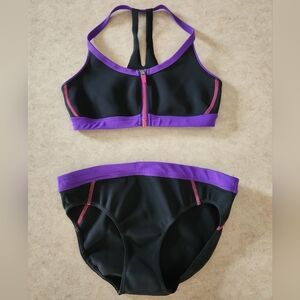 Sweaty Betty Black 2 Piece Swimsuit